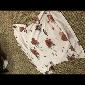 White flower shirt